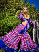 Load image into Gallery viewer, Sapphire Amethyst Sharara Pants Set
