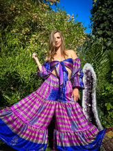 Load image into Gallery viewer, Sapphire Amethyst Sharara Pants Set
