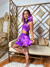 Load image into Gallery viewer, Amethyst Dream Micro Mini Skirt Set
