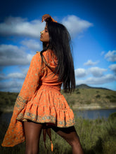 Load image into Gallery viewer, Sherbert Sunshine mini skirt set

