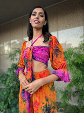 Load image into Gallery viewer, Tropical Mimosa Sharara Pants Set
