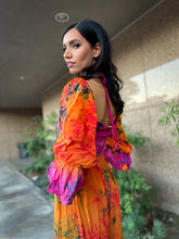 Load image into Gallery viewer, Tropical Mimosa Sharara Pants Set
