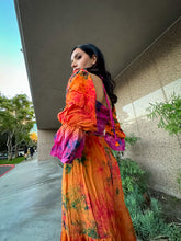 Load image into Gallery viewer, Tropical Mimosa Sharara Pants Set
