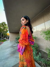 Load image into Gallery viewer, Tropical Mimosa Sharara Pants Set
