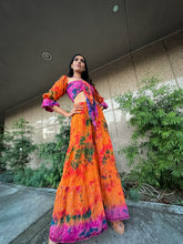 Load image into Gallery viewer, Tropical Mimosa Sharara Pants Set

