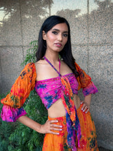 Load image into Gallery viewer, Tropical Mimosa Sharara Pants Set
