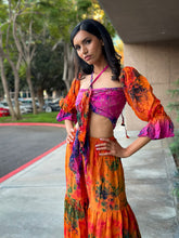 Load image into Gallery viewer, Tropical Mimosa Sharara Pants Set
