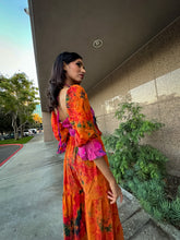 Load image into Gallery viewer, Tropical Mimosa Sharara Pants Set
