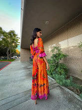 Load image into Gallery viewer, Tropical Mimosa Sharara Pants Set
