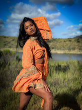 Load image into Gallery viewer, Sherbert Sunshine mini skirt set
