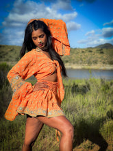 Load image into Gallery viewer, Sherbert Sunshine mini skirt set
