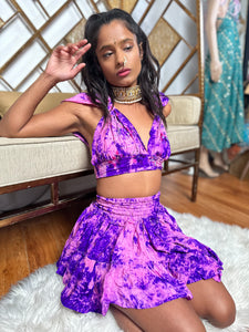 Amethyst Dream Micro Mini Skirt Set