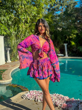 Load image into Gallery viewer, Cosmic Mimosa Micro Mini Skirt Set
