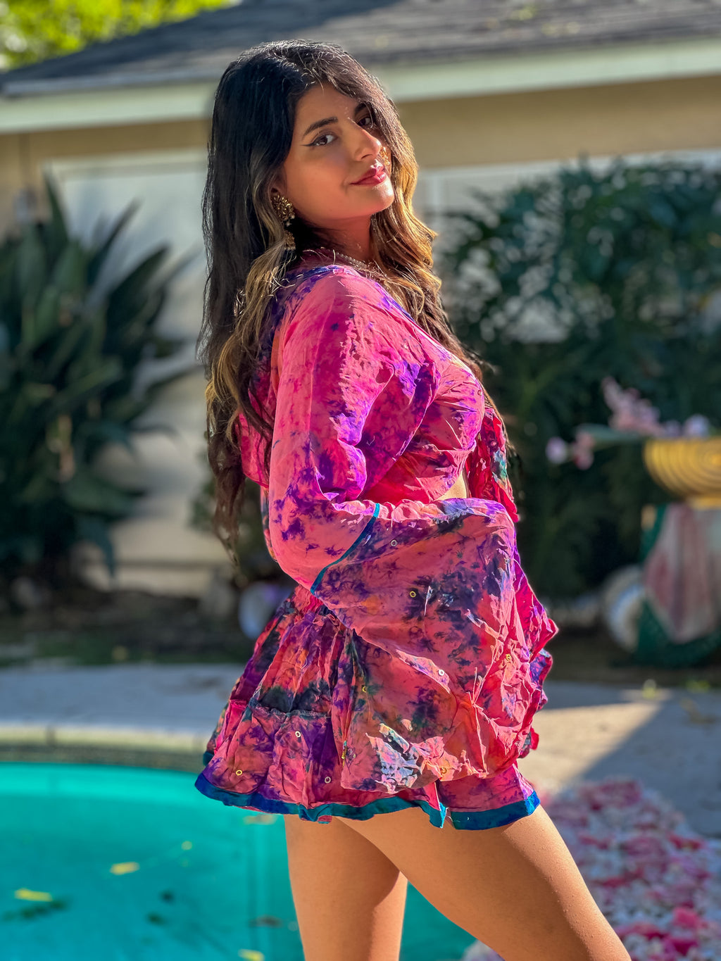 Cosmic Mimosa Micro Mini Gehr Skirt Set