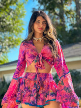 Load image into Gallery viewer, Cosmic Mimosa Micro Mini Skirt Set

