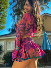 Load image into Gallery viewer, Cosmic Mimosa Micro Mini Skirt Set
