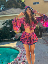 Load image into Gallery viewer, Cosmic Mimosa Micro Mini Skirt Set
