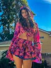 Load image into Gallery viewer, Cosmic Mimosa Micro Mini Skirt Set
