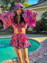Load image into Gallery viewer, Cosmic Mimosa Micro Mini Skirt Set

