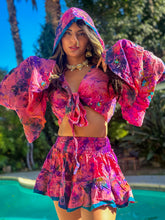 Load image into Gallery viewer, Cosmic Mimosa Micro Mini Skirt Set
