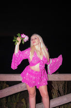Load image into Gallery viewer, Rose Quartz Rising Micro Mini Skirt Set
