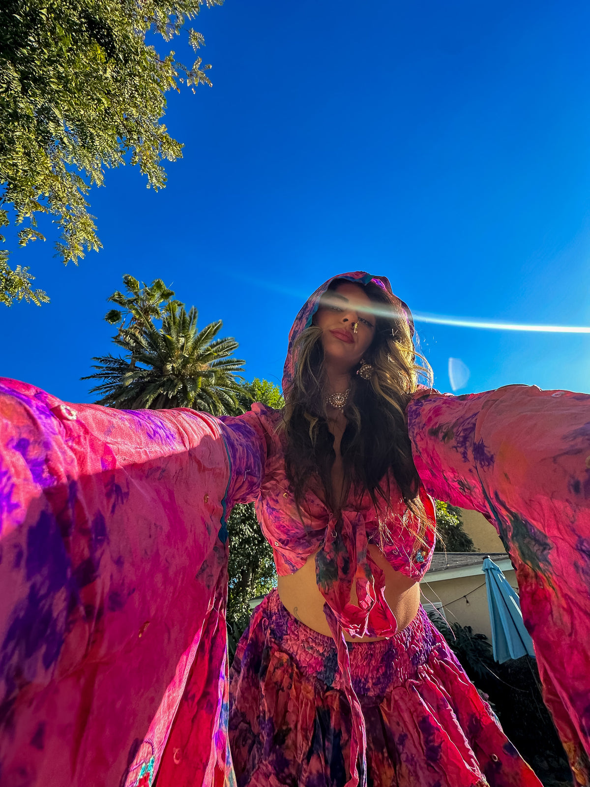 Cosmic Mimosa Micro Mini Gehr Skirt Set