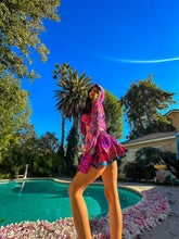 Load image into Gallery viewer, Cosmic Mimosa Micro Mini Skirt Set
