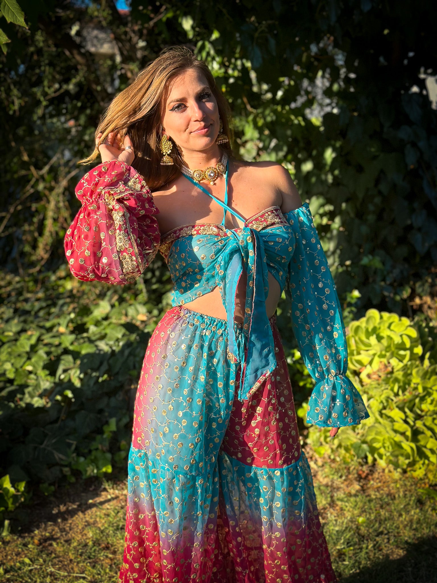 Love Ocean Sharara Pants Set