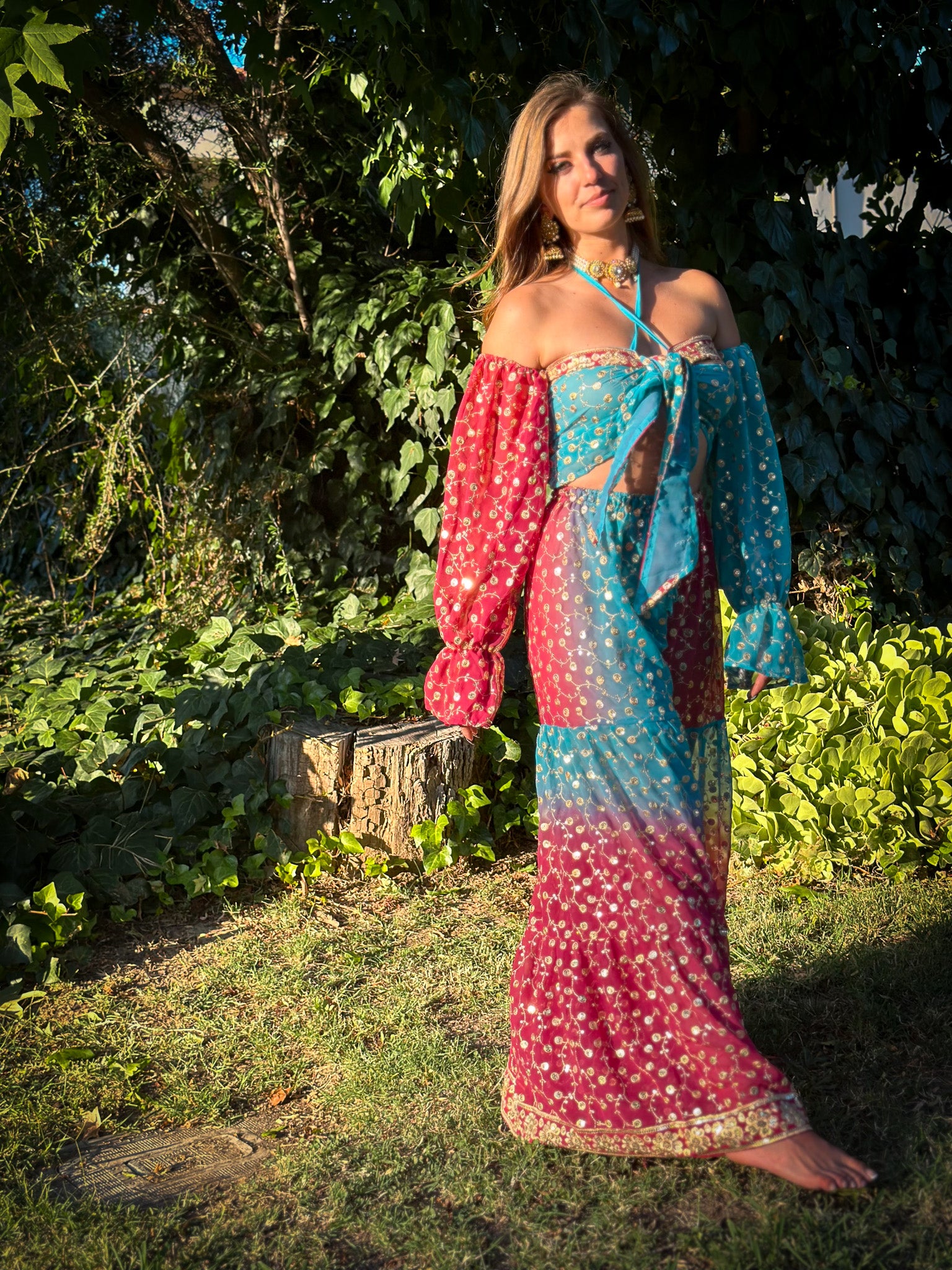 Love Ocean Sharara Pants Set