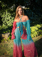 Load image into Gallery viewer, Royal Esmeralda Sharara Pants Set
