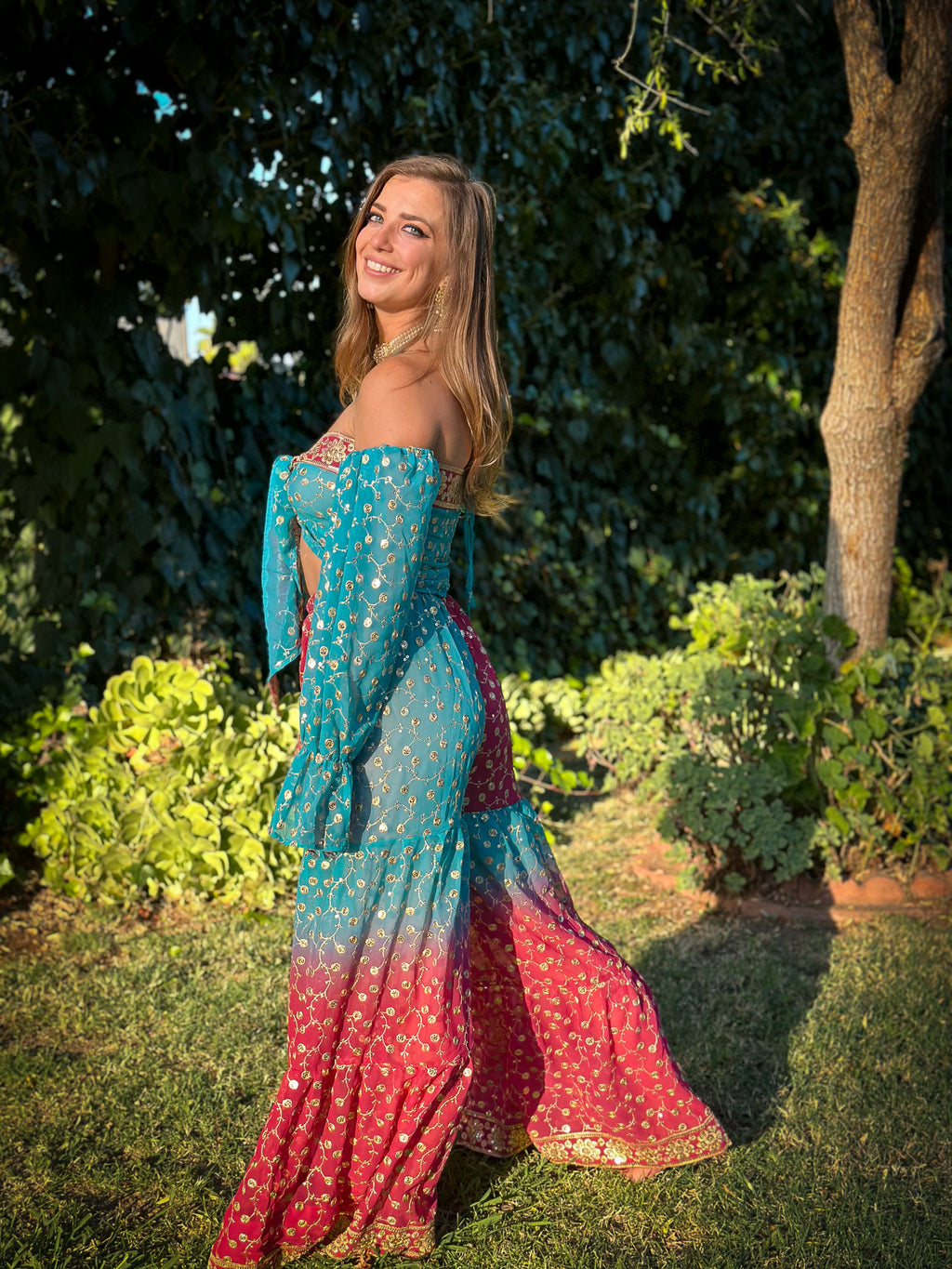 Love Ocean Sharara Pants Set