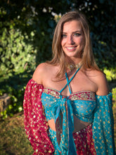 Load image into Gallery viewer, Royal Esmeralda Sharara Pants Set
