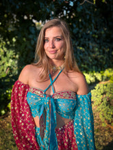 Load image into Gallery viewer, Royal Esmeralda Sharara Pants Set
