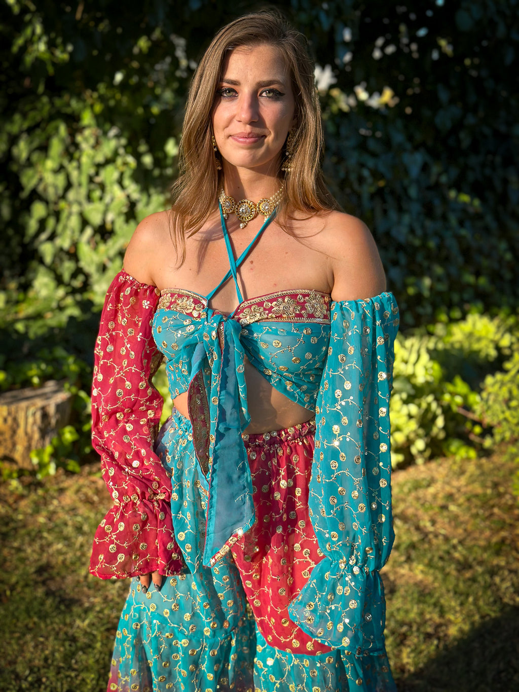 Love Ocean Sharara Pants Set