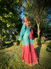 Load image into Gallery viewer, Royal Esmeralda Sharara Pants Set
