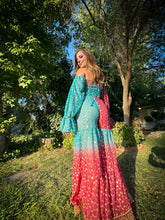 Load image into Gallery viewer, Royal Esmeralda Sharara Pants Set
