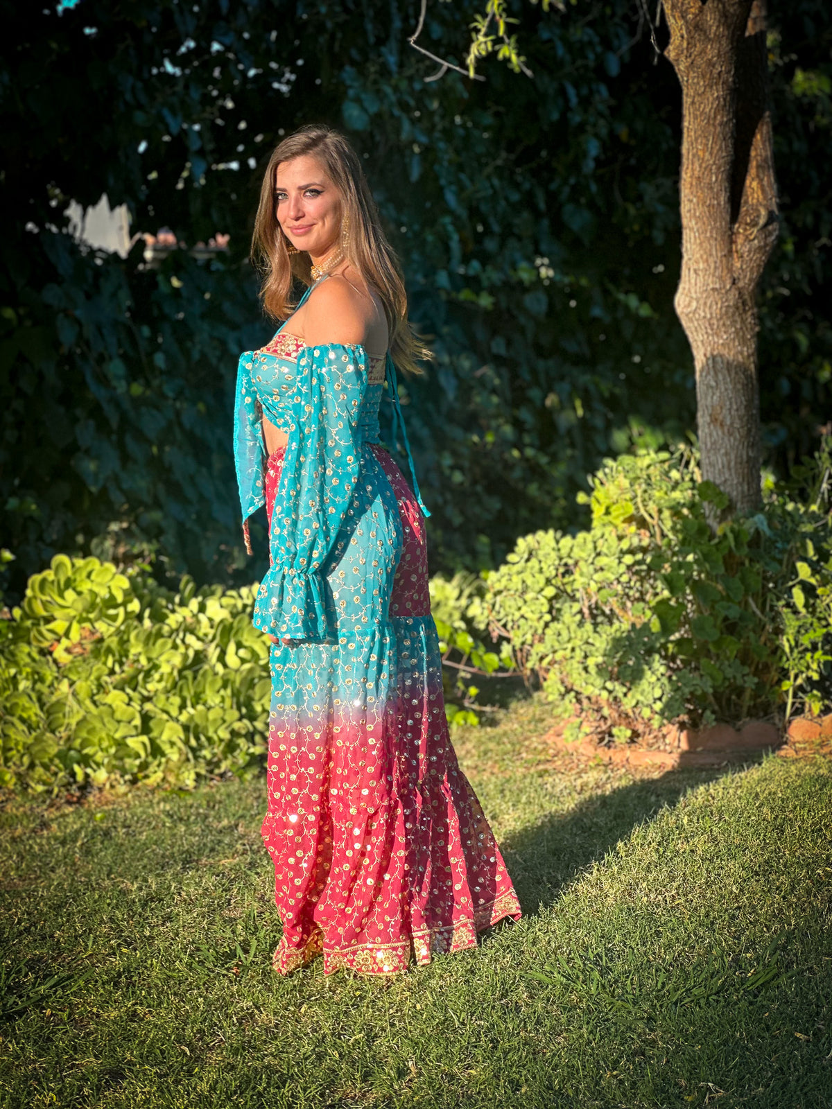 Love Ocean Sharara Pants Set