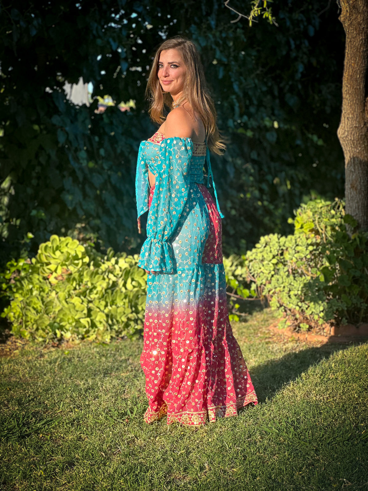 Love Ocean Sharara Pants Set