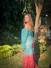 Load image into Gallery viewer, Royal Esmeralda Sharara Pants Set
