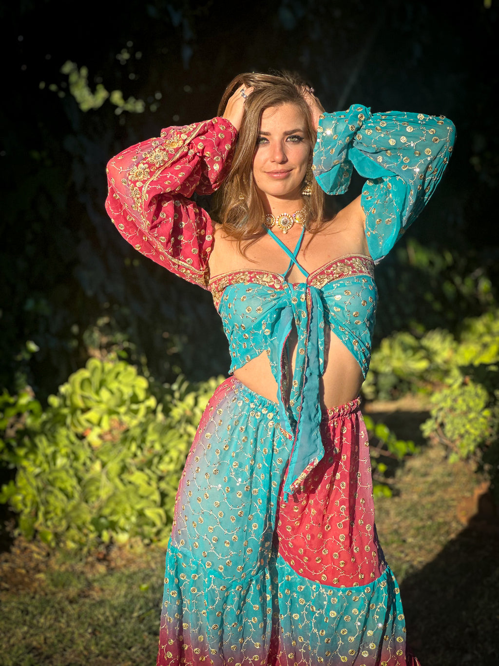 Love Ocean Sharara Pants Set