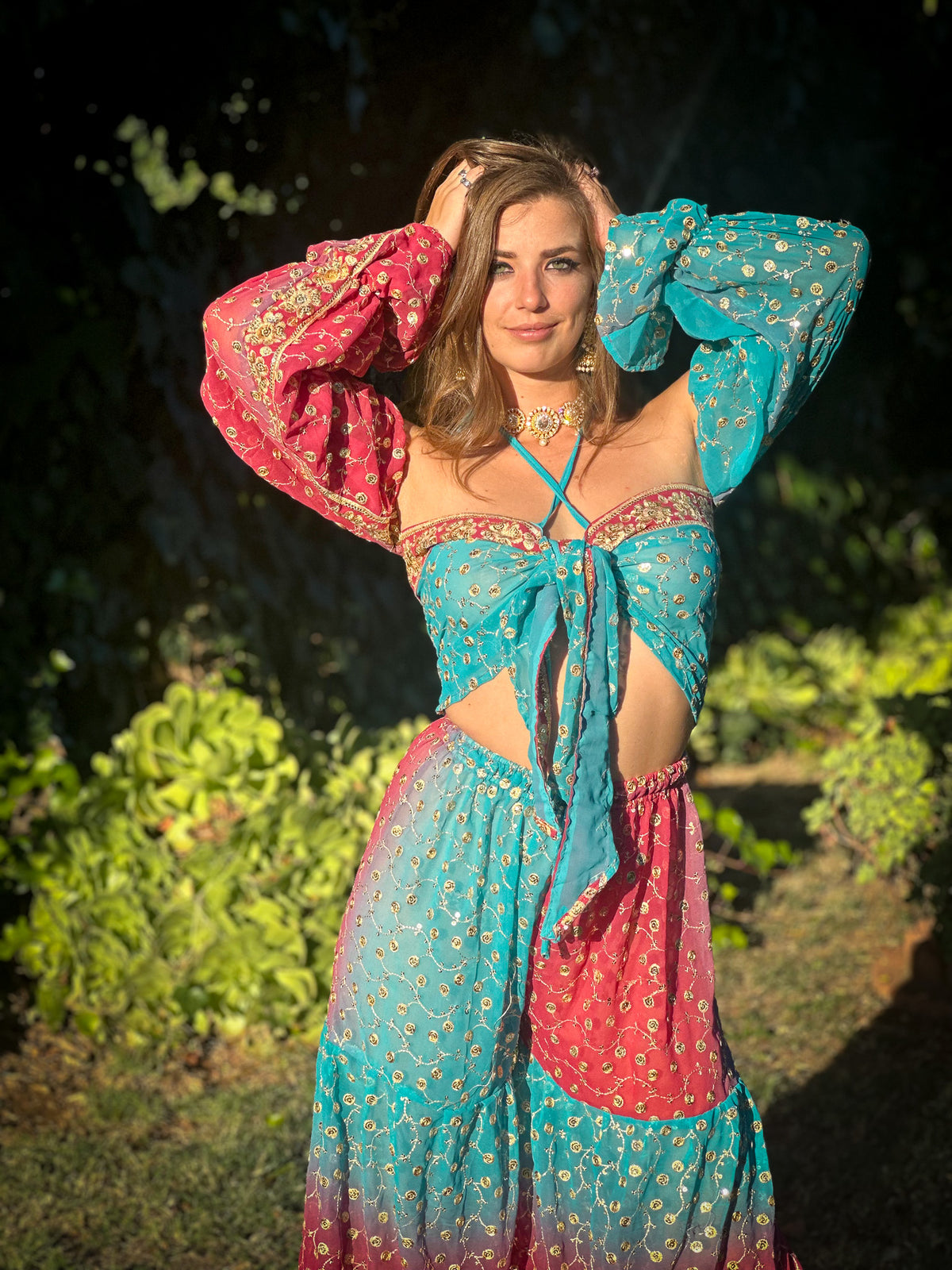 Love Ocean Sharara Pants Set