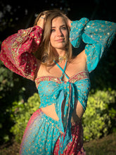 Load image into Gallery viewer, Royal Esmeralda Sharara Pants Set
