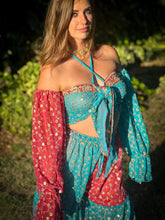Load image into Gallery viewer, Royal Esmeralda Sharara Pants Set
