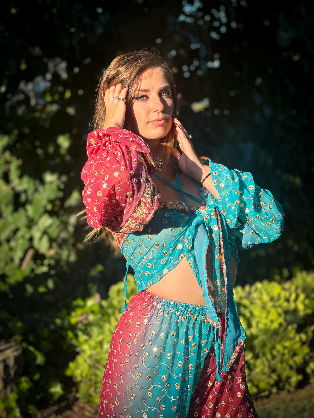 Love Ocean Sharara Pants Set