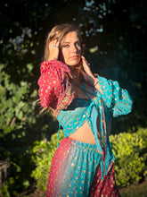 Load image into Gallery viewer, Royal Esmeralda Sharara Pants Set
