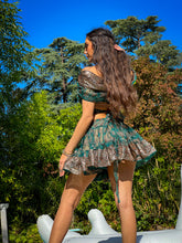 Load image into Gallery viewer, Divine goddess micro Mini skirt Set
