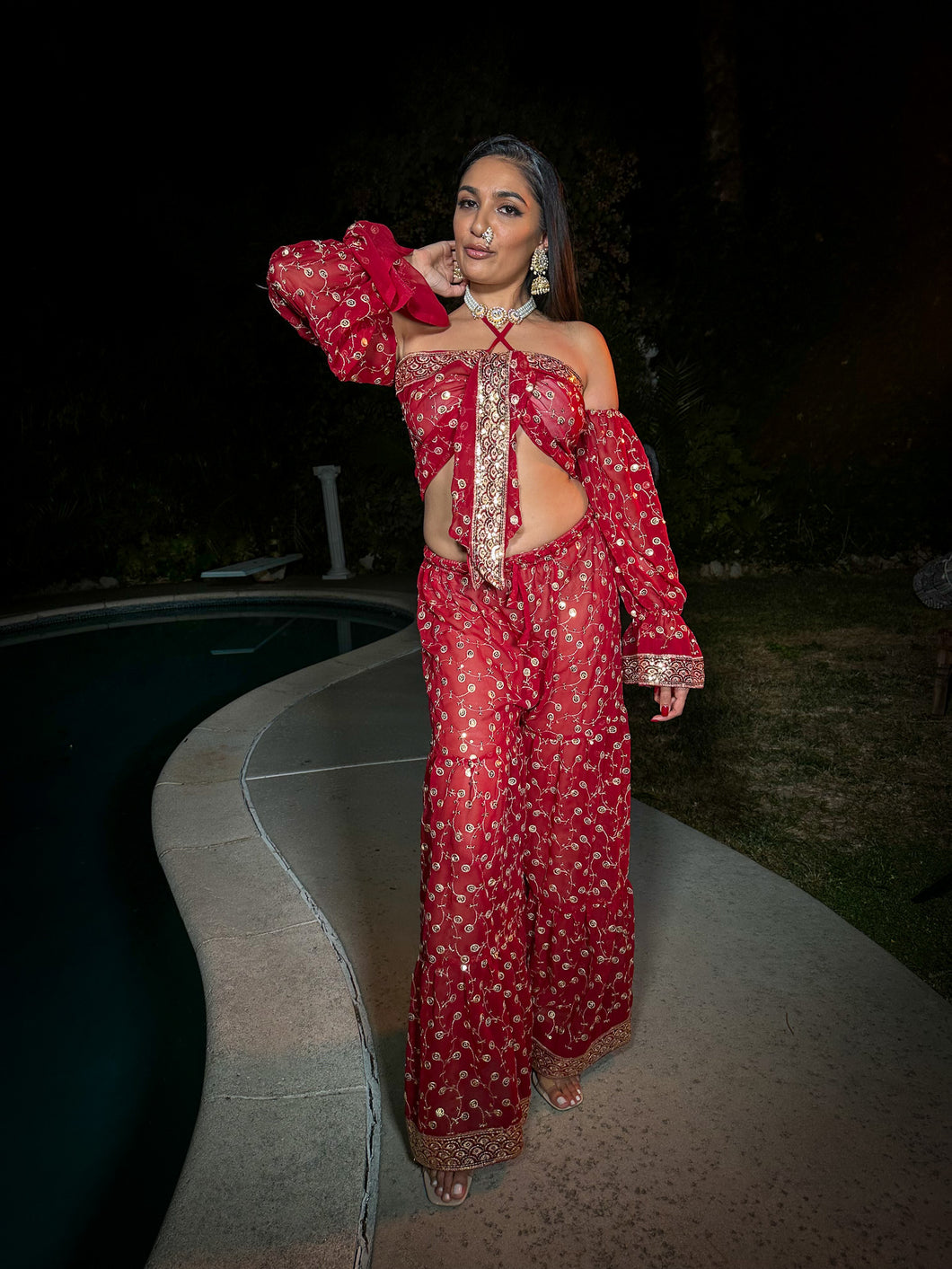 Empress of Love Sharara Pants Set
