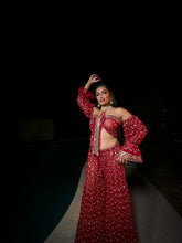 Load image into Gallery viewer, Empress of Love Sharara Pants Set

