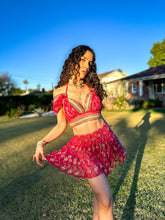 Load image into Gallery viewer, Golden Love Micro Mini Skirt Set
