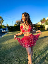 Load image into Gallery viewer, Golden Love Micro Mini Skirt Set
